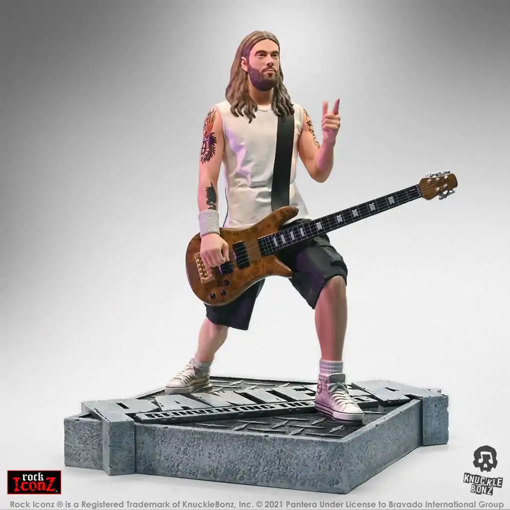 Pantera Rock Iconz Statue Rex Brown (Reinventing the Steel) 22 cm soška fotografii produktu