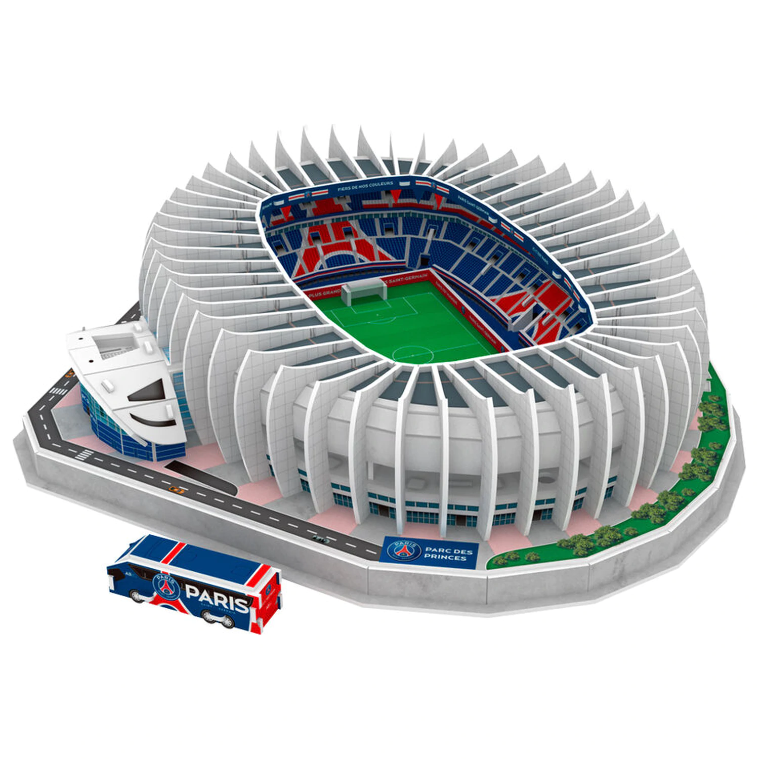 Paris Saint-Germain Princes Park Stadium 3D puzzle 111ks fotografii produktu