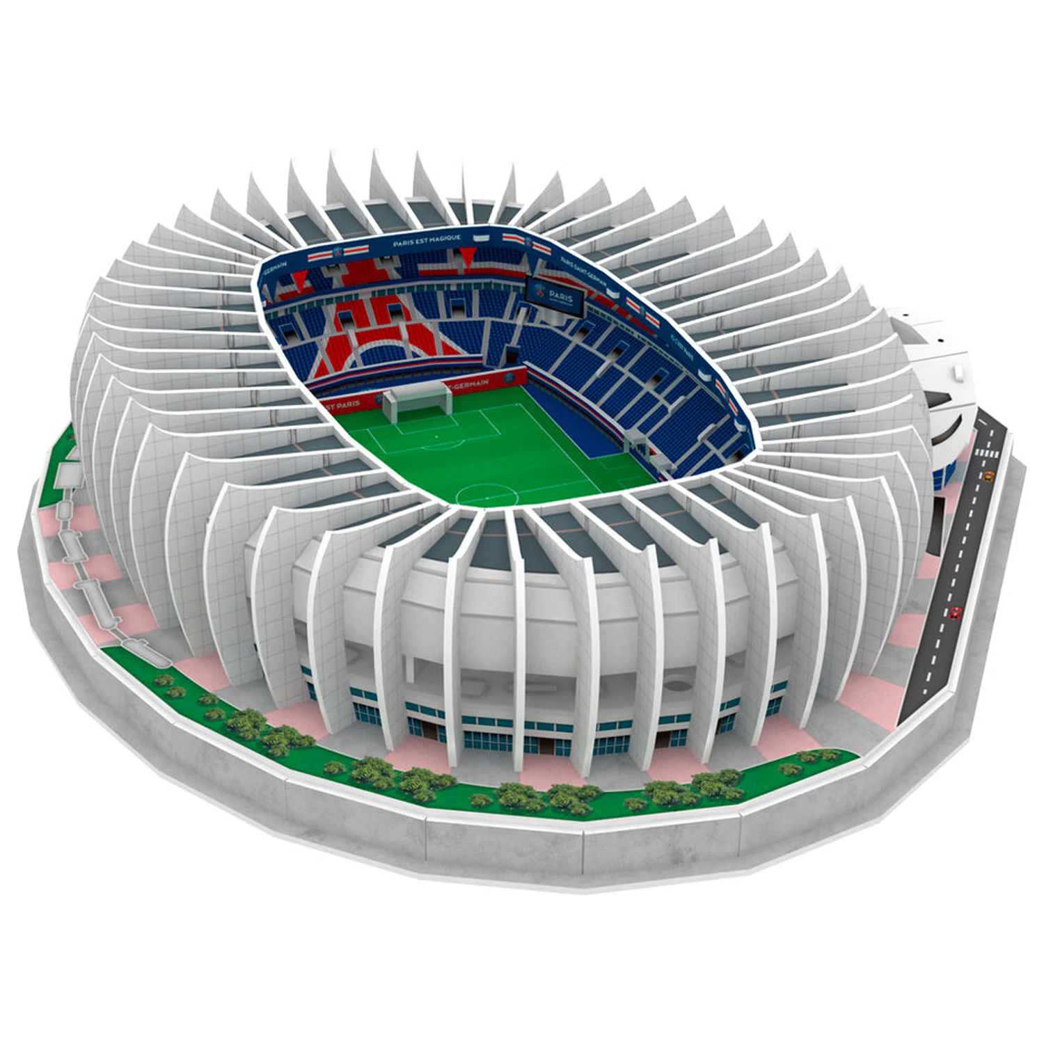 Paris Saint-Germain Princes Park Stadium 3D puzzle 111ks fotografii produktu