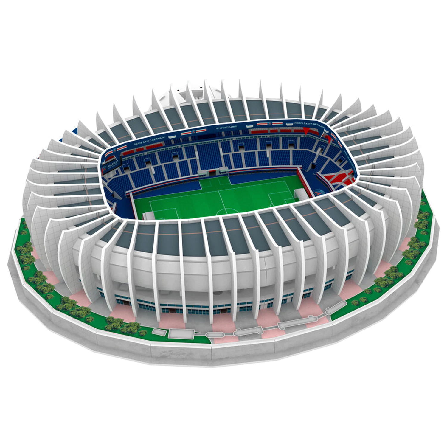 Paris Saint-Germain Princes Park Stadium 3D puzzle 111ks fotografii produktu