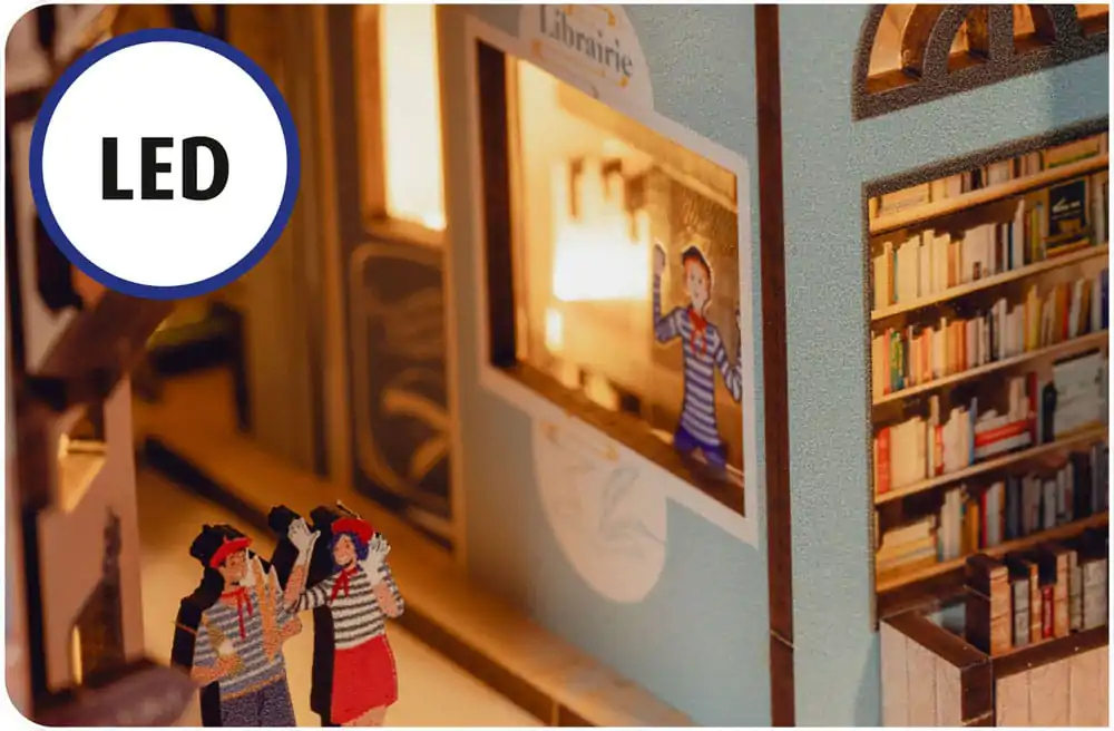Paris Tiny Adventures Book Nook mini Diorama 23 cm fotografii produktu