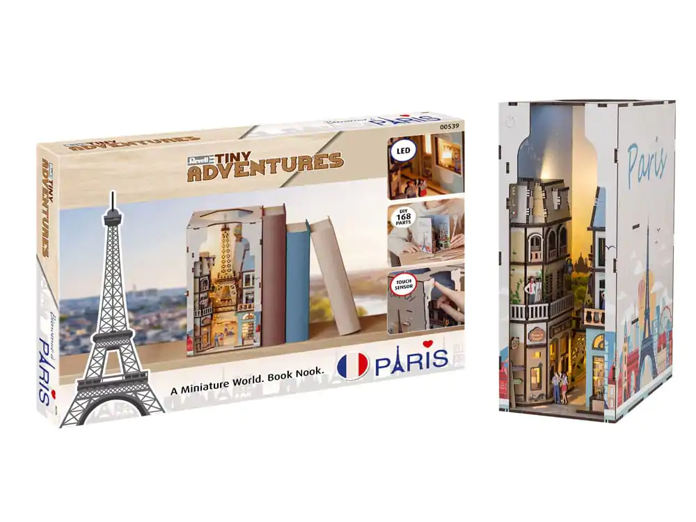 Paris Tiny Adventures Book Nook mini Diorama 23 cm fotografii produktu