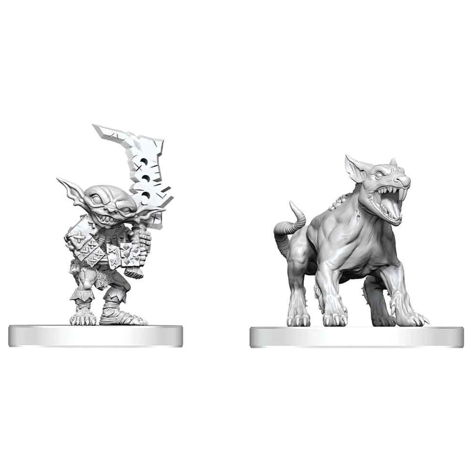 Pathfinder Battles Deep Cuts nenabarvená miniatura Goblin Commando & Goblin Dog 13 cm fotografii produktu