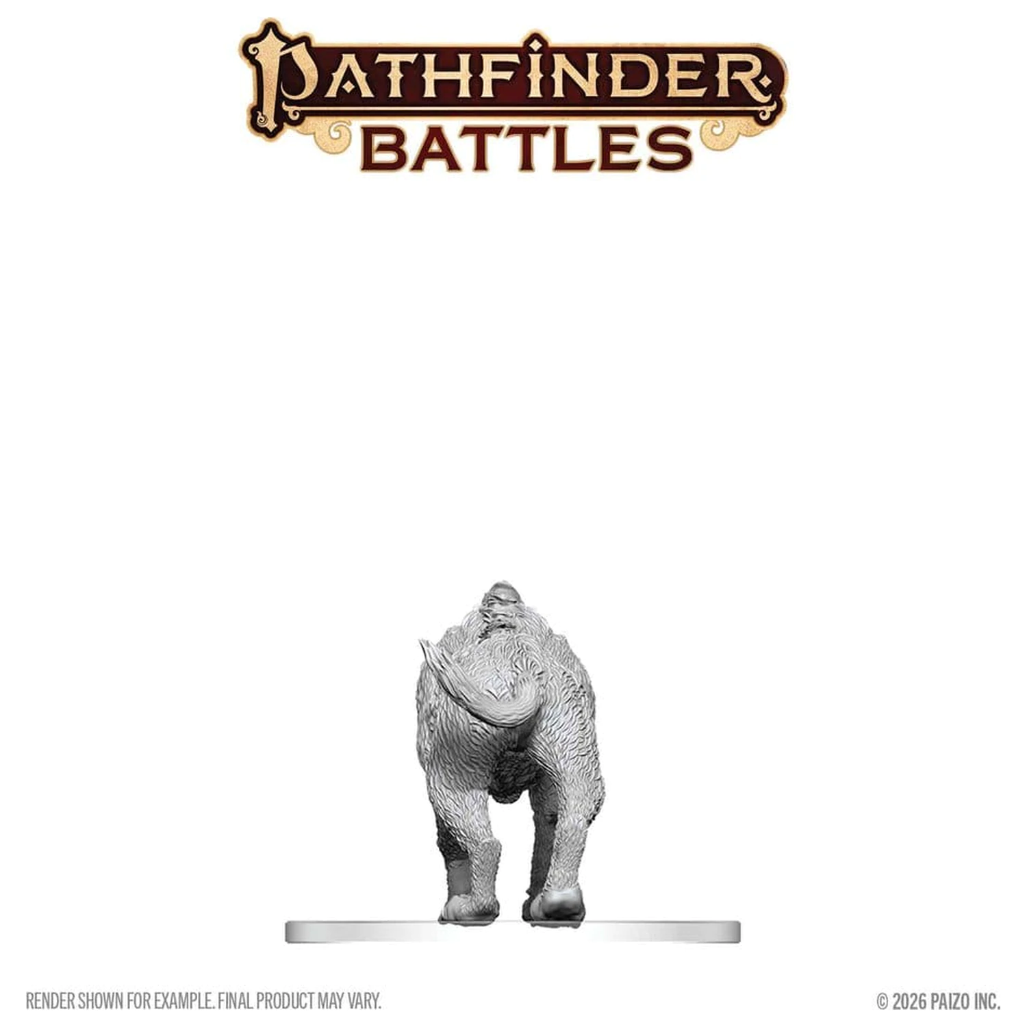 Pathfinder Battles Deep Cuts nenabarvená miniatura Hyaenodon 13 cm fotografii produktu
