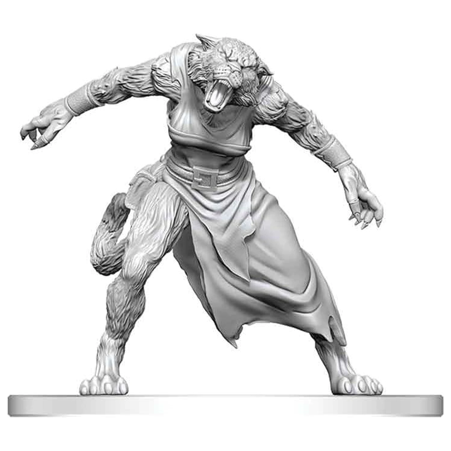Pathfinder Battles Deep Cuts Nenabarvená miniatura Weretiger 13 cm fotografii produktu