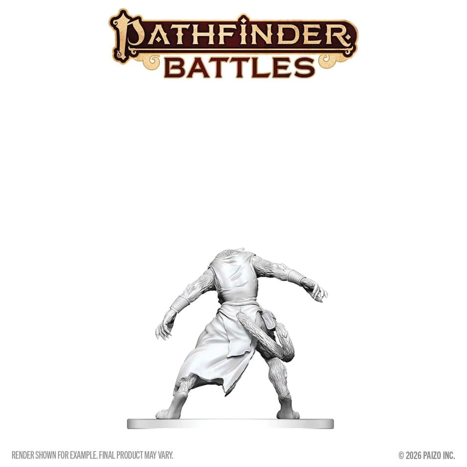 Pathfinder Battles Deep Cuts Nenabarvená miniatura Weretiger 13 cm fotografii produktu