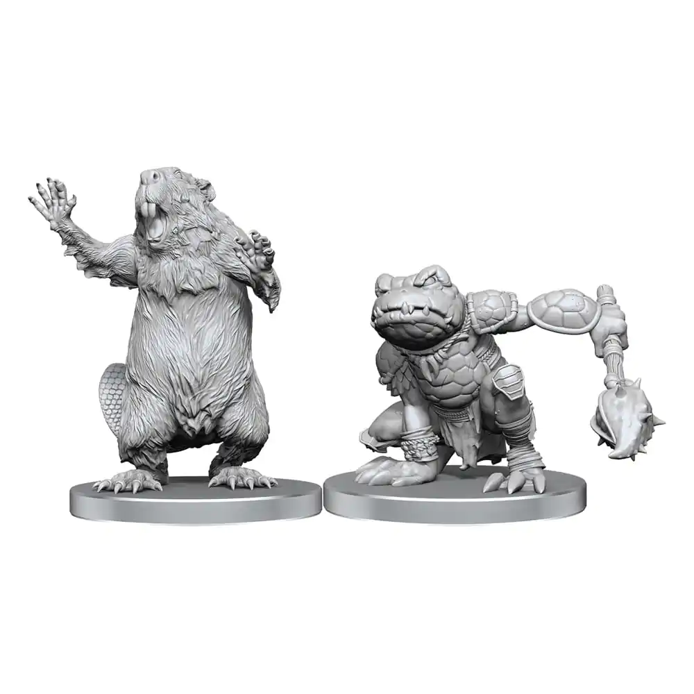 Pathfinder Deep Cuts Unpainted Miniatures Boggard Scout & CastoroidesPathfinder Deep Cuts Nenabarvené Miniatury Boggard Scout & Castoroides fotografii produktu