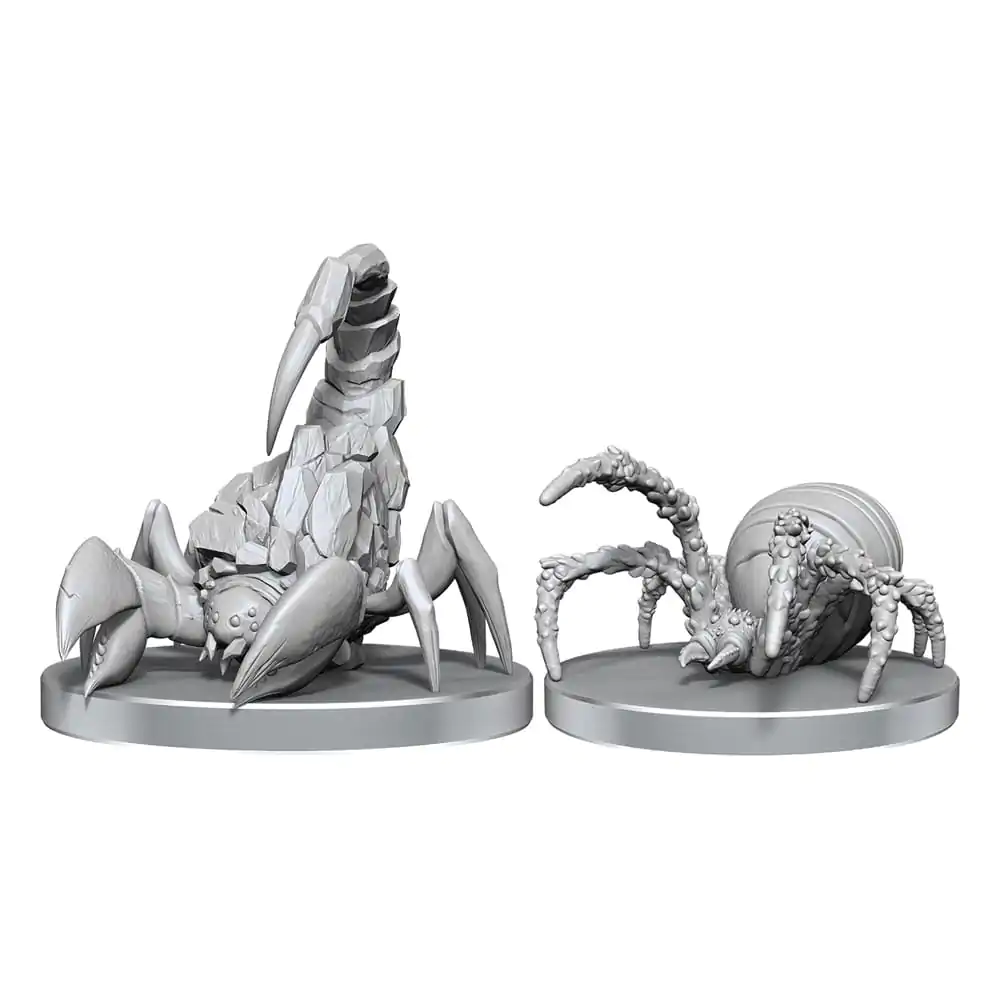 Pathfinder Deep Cuts Unpainted Miniatures Jeskynní štír & Lovecký pavouk fotografii produktu