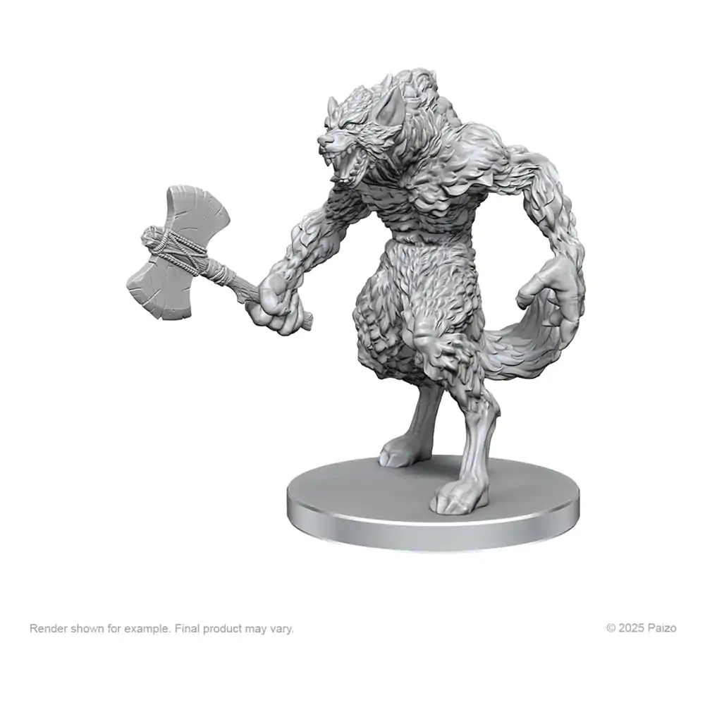 Pathfinder Deep Cuts Unpainted Miniatures Vlkodlak & Kanecodlak fotografii produktu