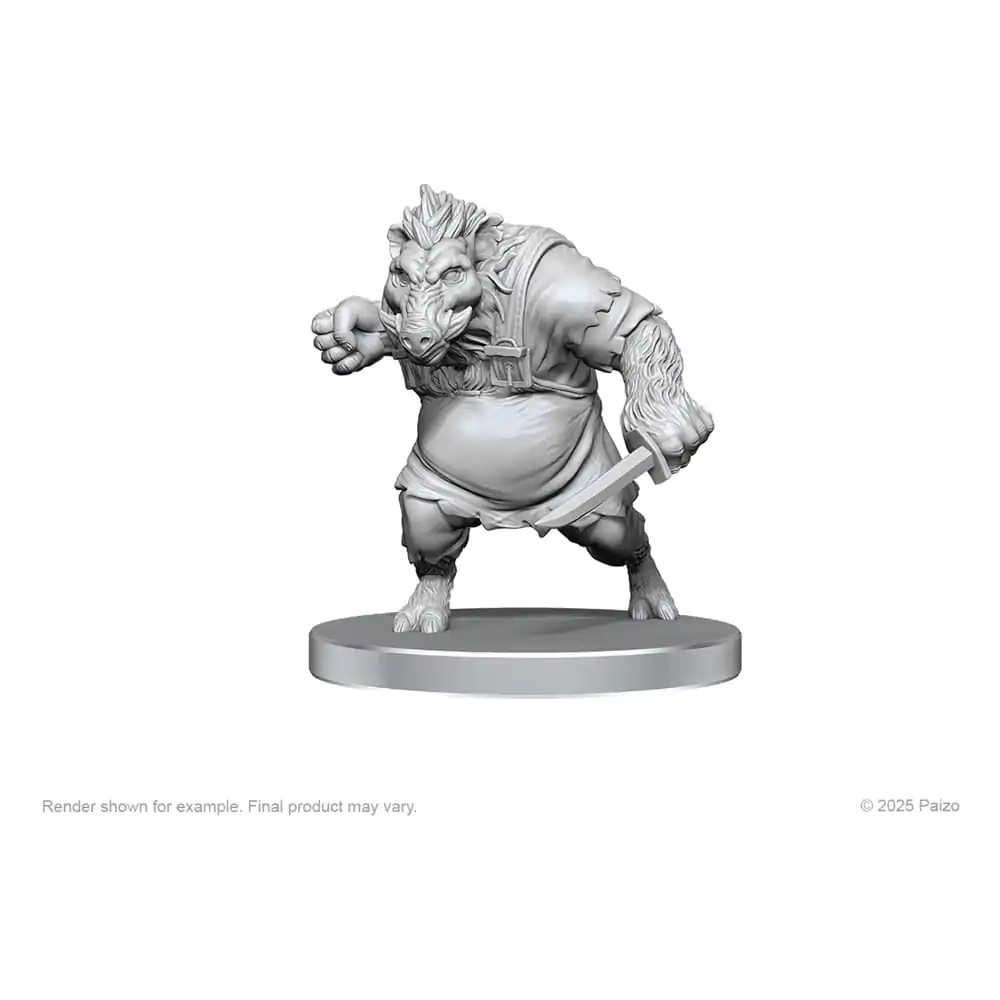 Pathfinder Deep Cuts Unpainted Miniatures Vlkodlak & Kanecodlak fotografii produktu