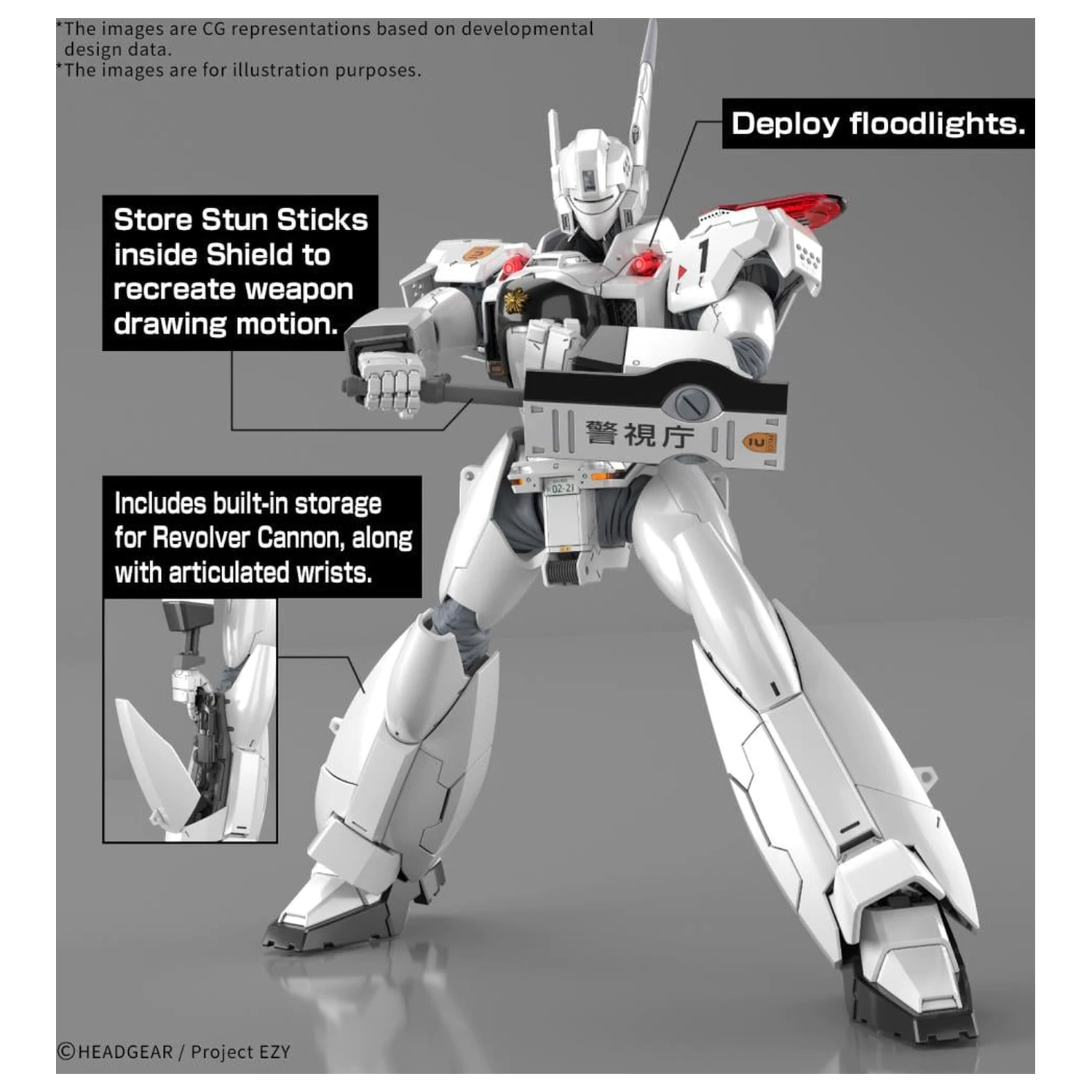 Patlabor RG 1/48 AV-98Plus Ingram (Ingram Plus) Plastikový model fotografii produktu