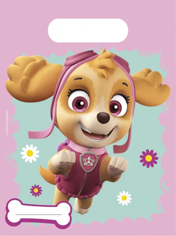 Paw Patrol Skye a Everest dárková taška, 6 kusů fotografii produktu