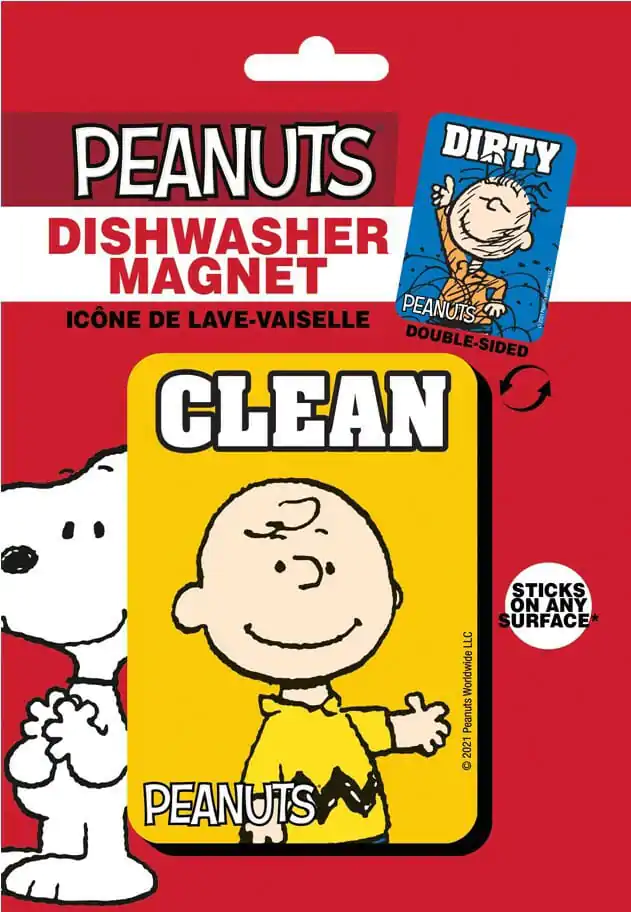 Peanuts Magnet na myčku nádobí Čisté Špinavé fotografii produktu