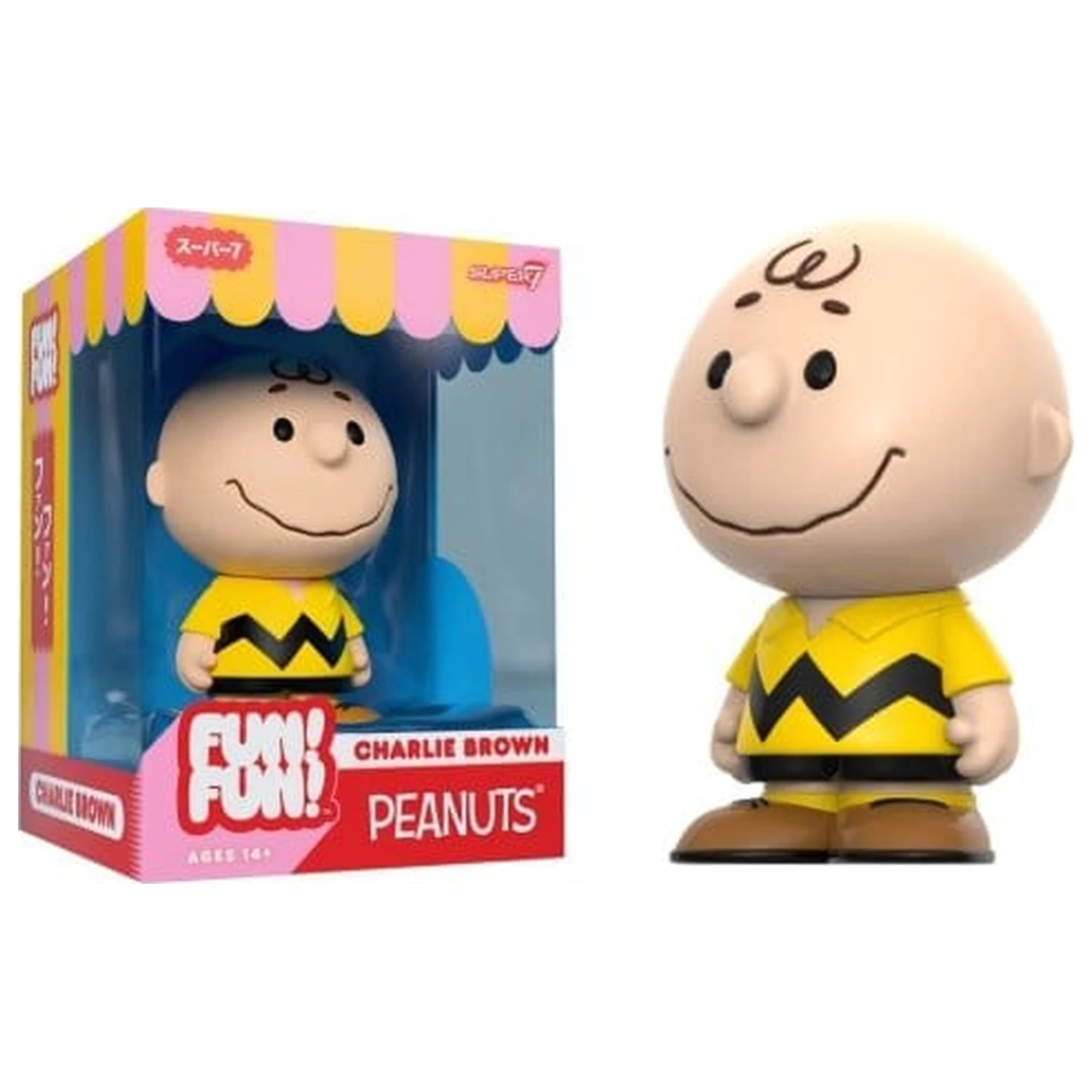 Peanuts Fun! Fun! Mini figurka Wave 01 Charlie Brown (Yellow Shirt) fotografii produktu