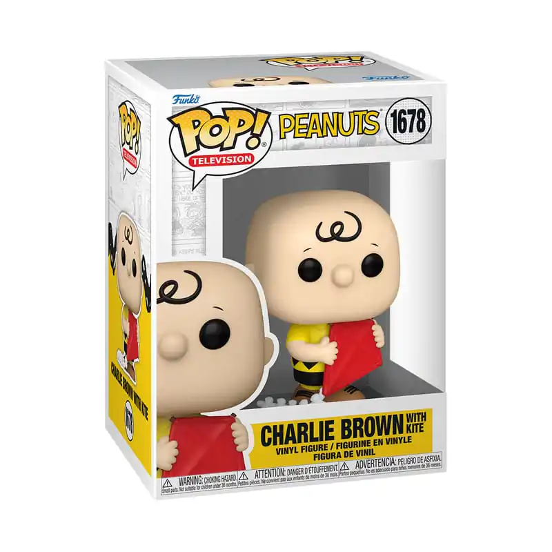 Peanuts Funko POP! Animation figurka Charlie Brown s drakem 9 cm fotografii produktu