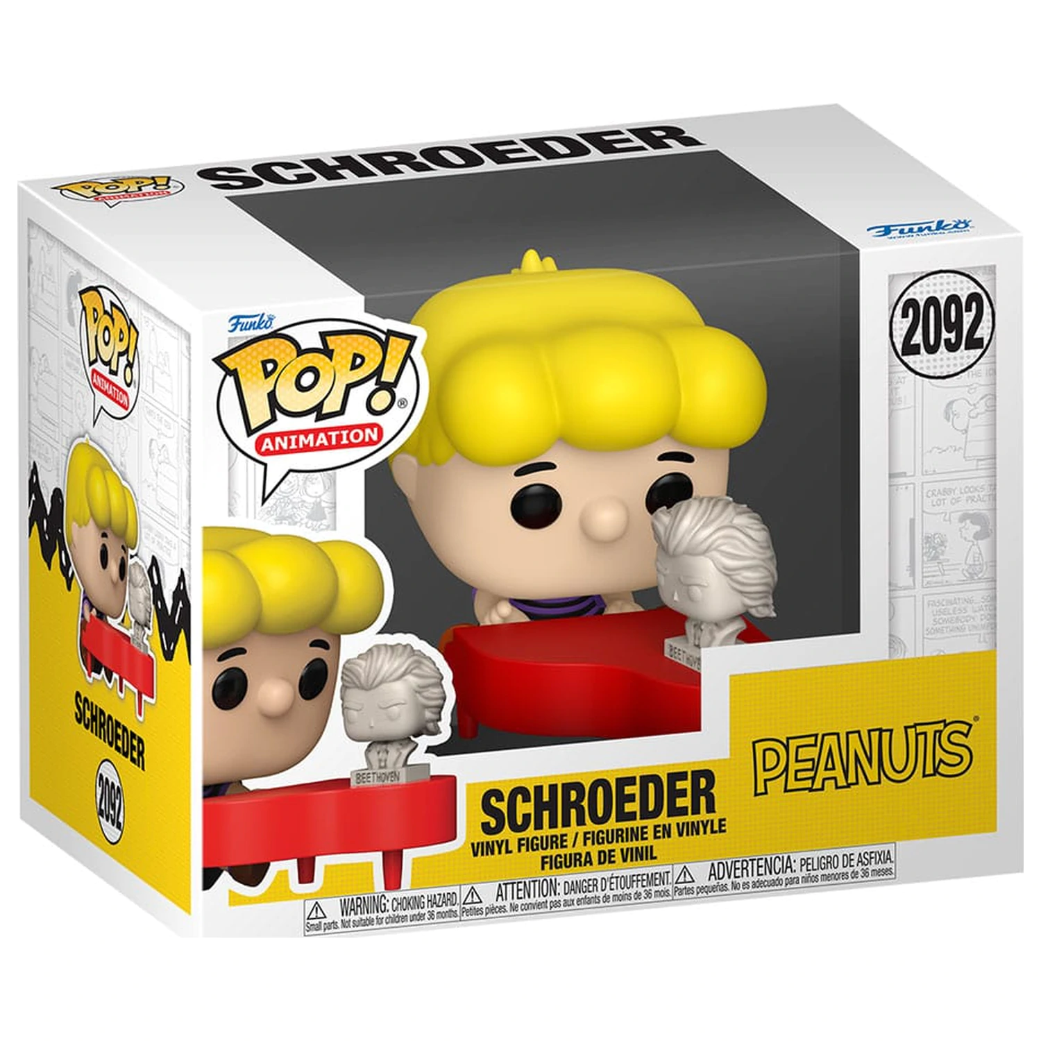 Peanuts Funko POP! prémiová vinylová figurka Schroeder 9 cm fotografii produktu