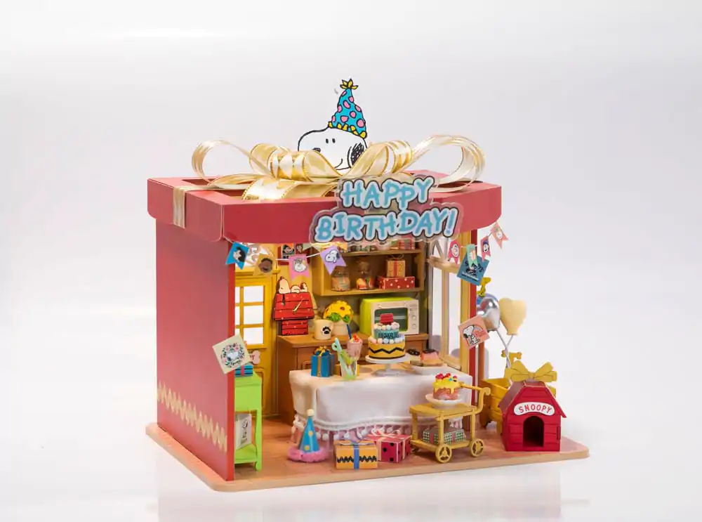 Peanuts Puremind Construction Birthday Party dřevěná stavebnice fotografii produktu