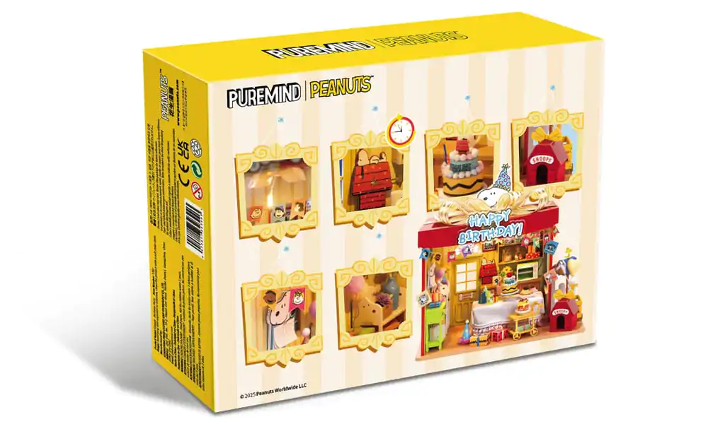 Peanuts Puremind Construction Birthday Party dřevěná stavebnice fotografii produktu