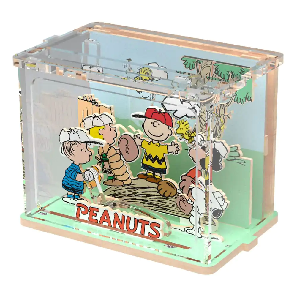 Peanuts Puremind DIY Stavebnice Mini Scéna Baseball Time fotografii produktu