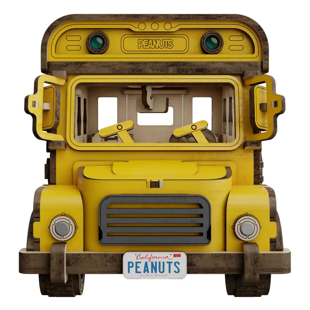 Peanuts Puremind Construction School Bus dřevěná stavebnice fotografii produktu