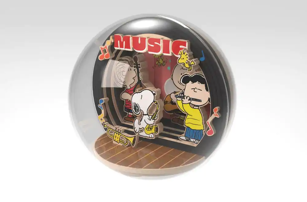 Peanuts Puremind Stavebnice Glóbus Wooden Divadlo Glóbus Night of Music fotografii produktu