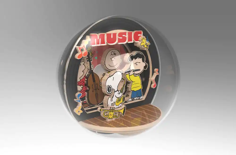 Peanuts Puremind Stavebnice Glóbus Wooden Divadlo Glóbus Night of Music fotografii produktu