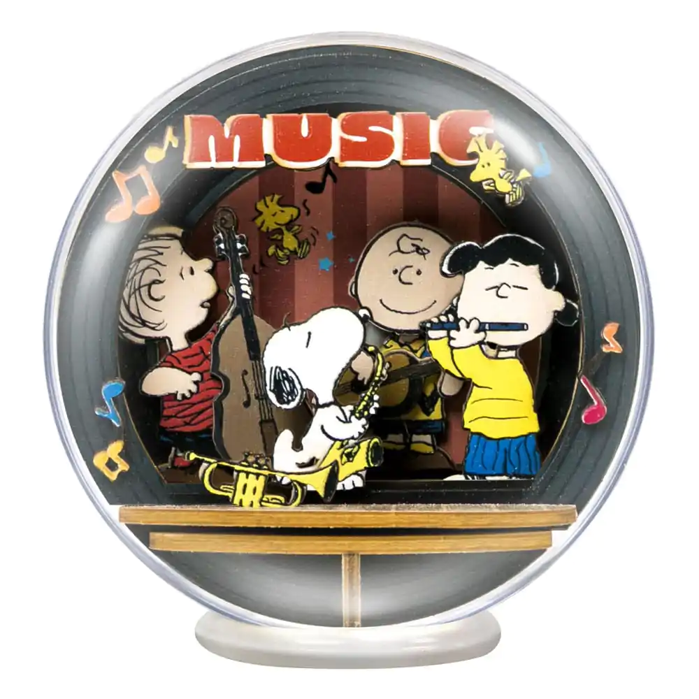 Peanuts Puremind Stavebnice Glóbus Wooden Divadlo Glóbus Night of Music fotografii produktu