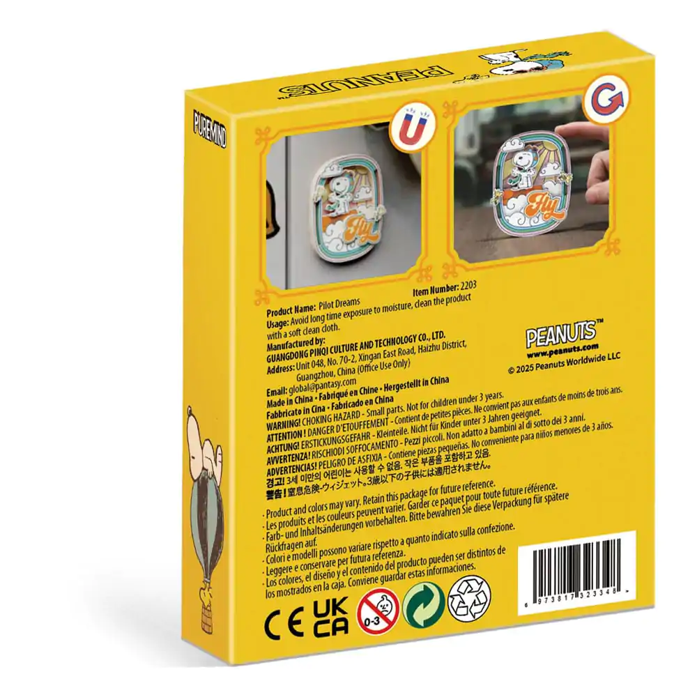 Peanuts Puremind magnet Pilot Dreams fotografii produktu