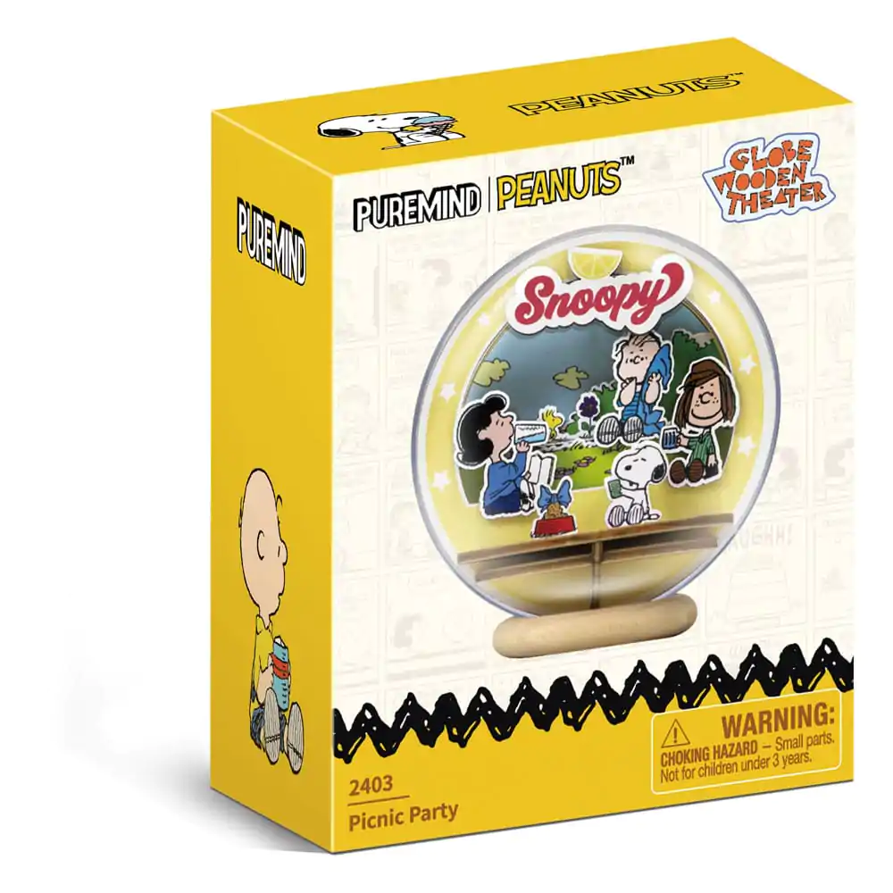 Peanuts Puremind Stavebnice Dřevěný divadelní glóbus Pikniková párty fotografii produktu