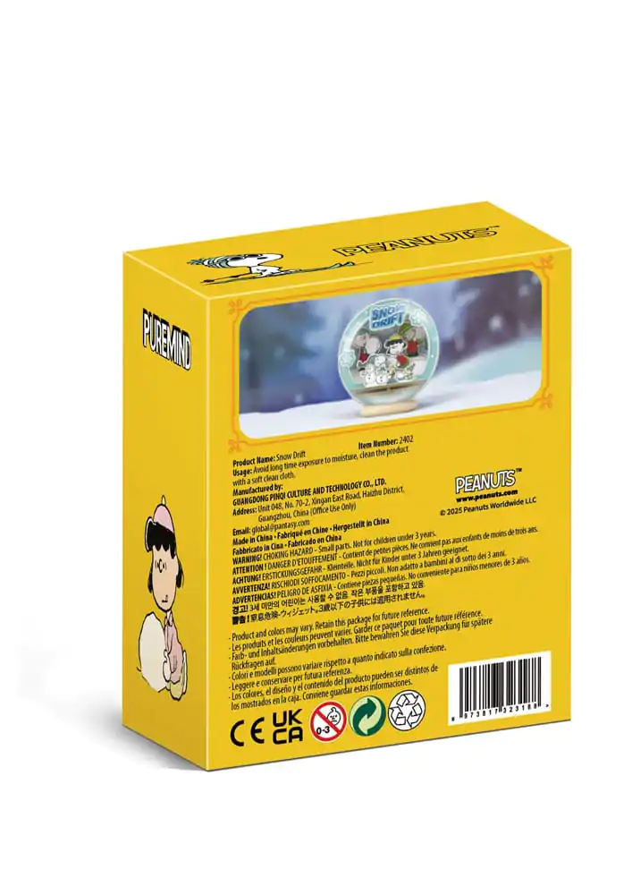 Peanuts Puremind Modelová stavebnice Dřevěný divadelní glóbus Snow Drift fotografii produktu