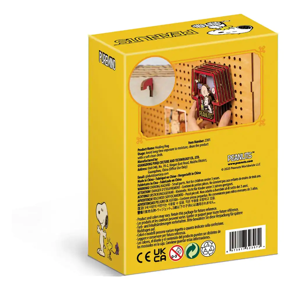Peanuts Puremind modelářská stavebnice dřevěné divadlo Healing Hug fotografii produktu