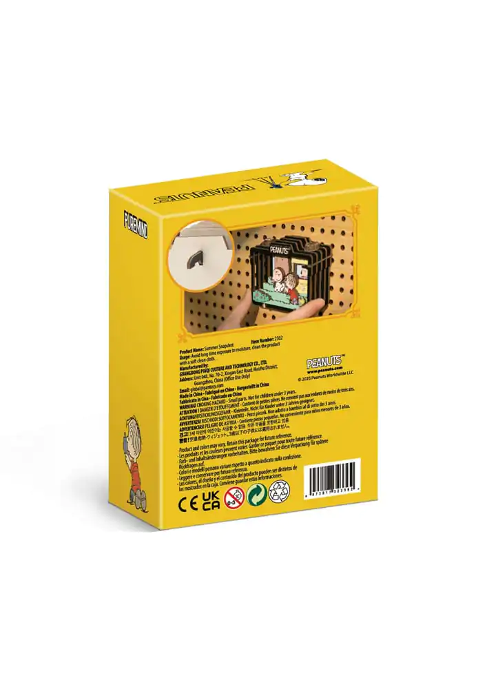 Peanuts Puremind stavebnice Wooden Theater Summer Snapshot fotografii produktu