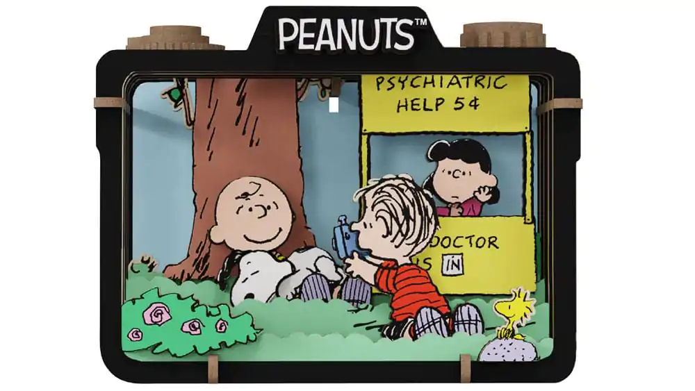 Peanuts Puremind stavebnice Wooden Theater Summer Snapshot fotografii produktu