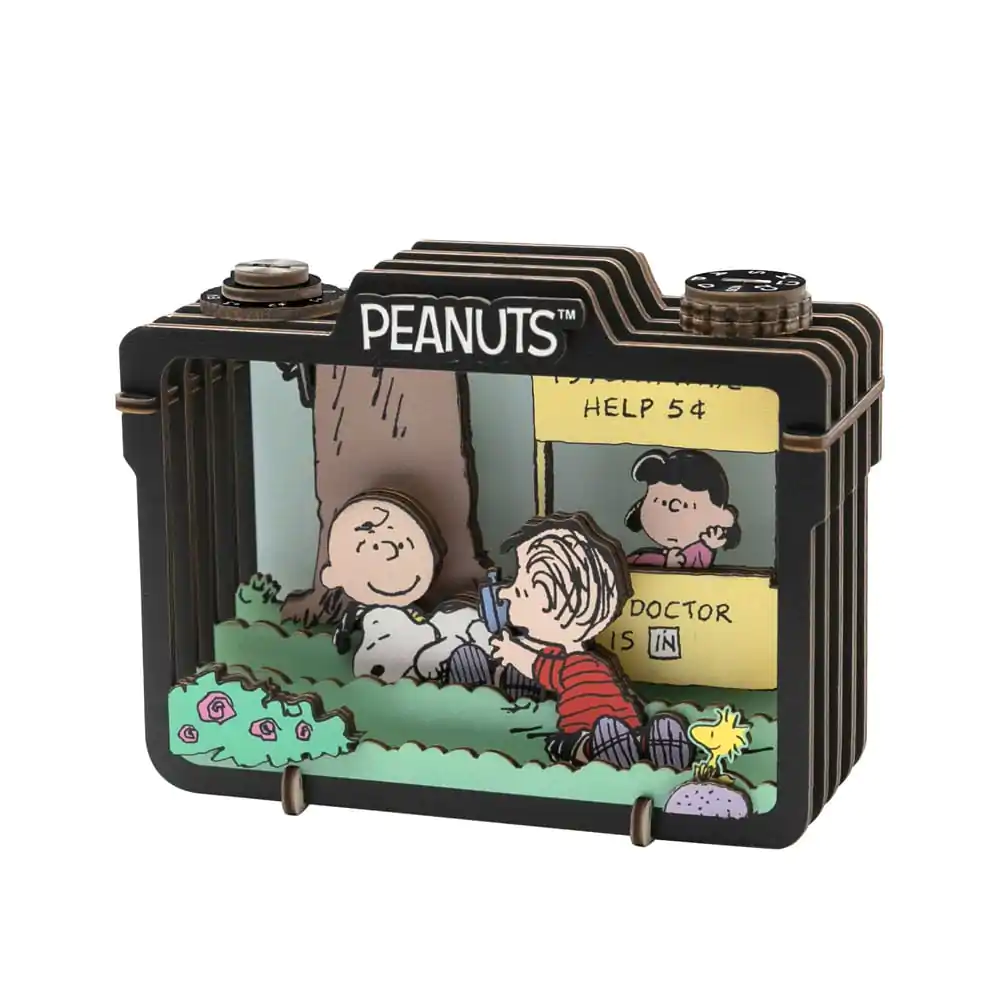 Peanuts Puremind stavebnice Wooden Theater Summer Snapshot fotografii produktu