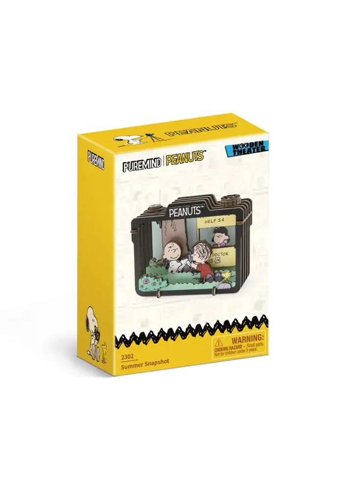 Peanuts Puremind stavebnice Wooden Theater Summer Snapshot fotografii produktu