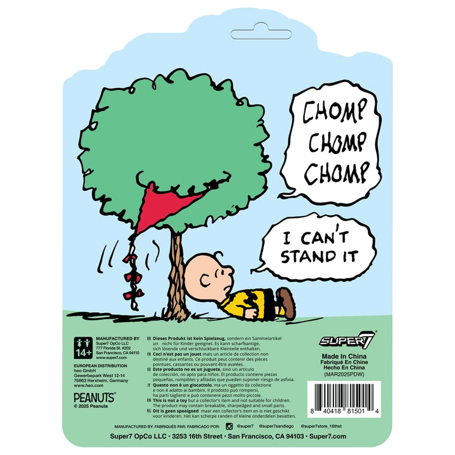 Peanuts ReAction akční figurka Charlie Brown and the Kite-Eating Tree (Comic Panel) 9 cm fotografii produktu
