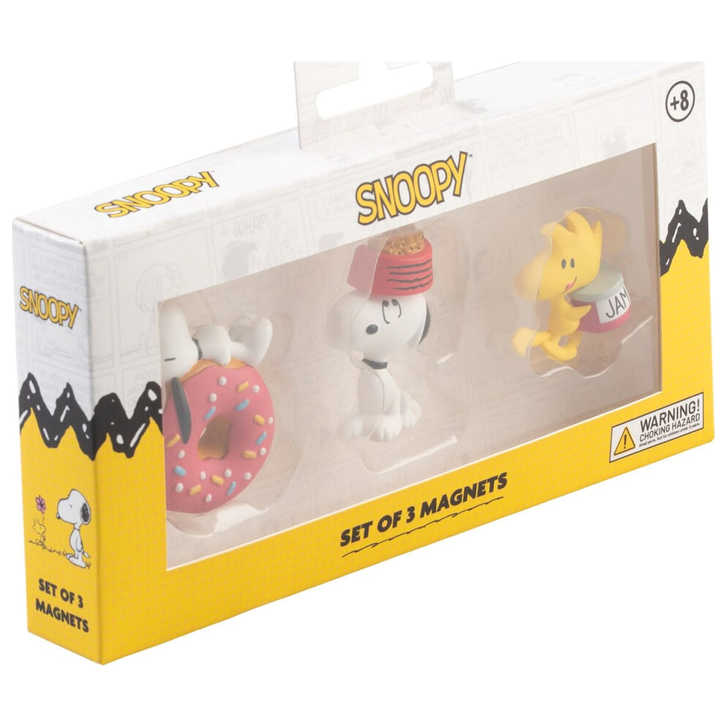Peanuts Snoopy sada 3 magnetů fotografii produktu