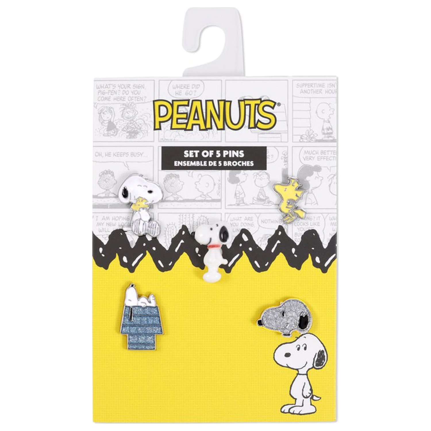Peanuts Snoopy 5 pinů set fotografii produktu