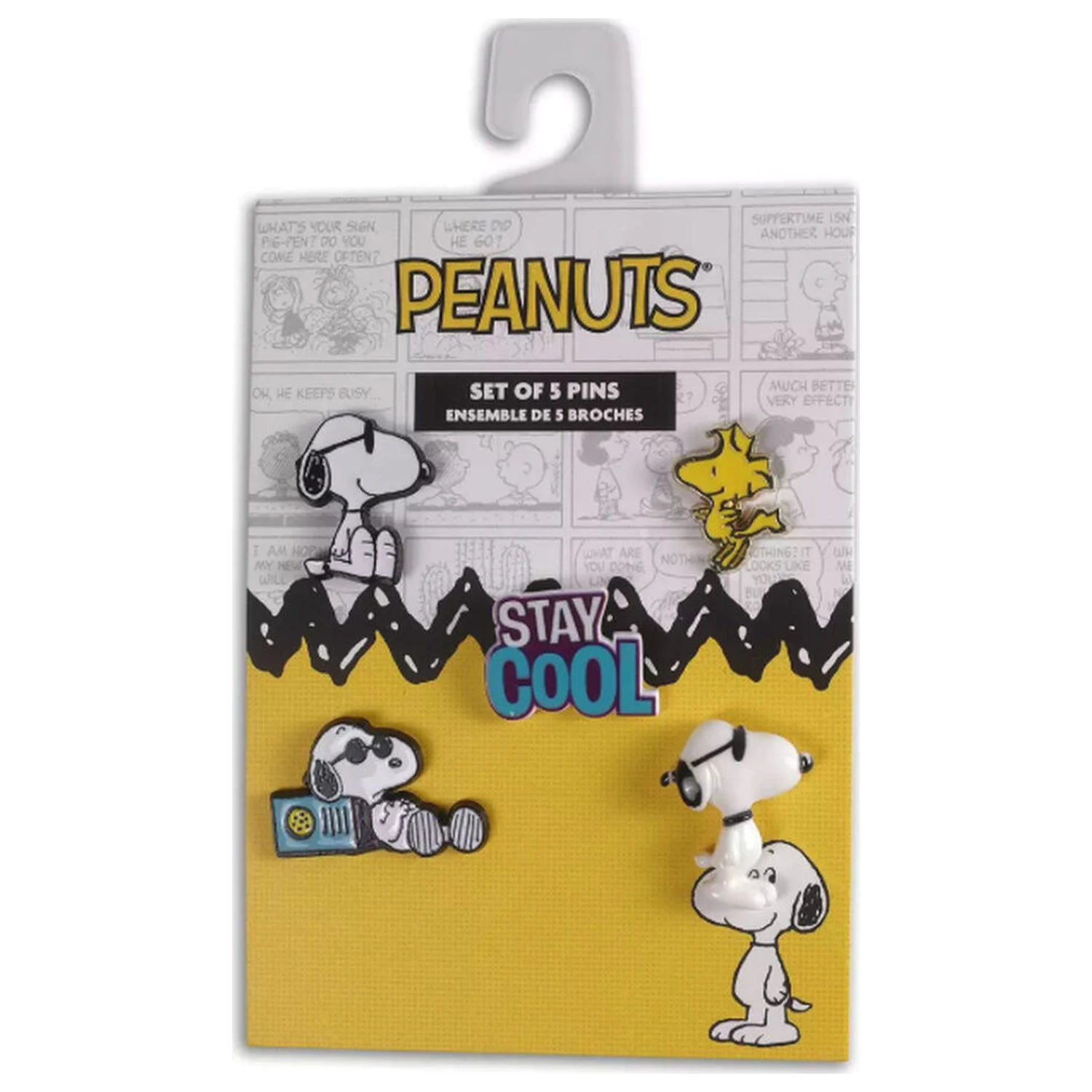 Peanuts Snoopy 5 pinů sada fotografii produktu