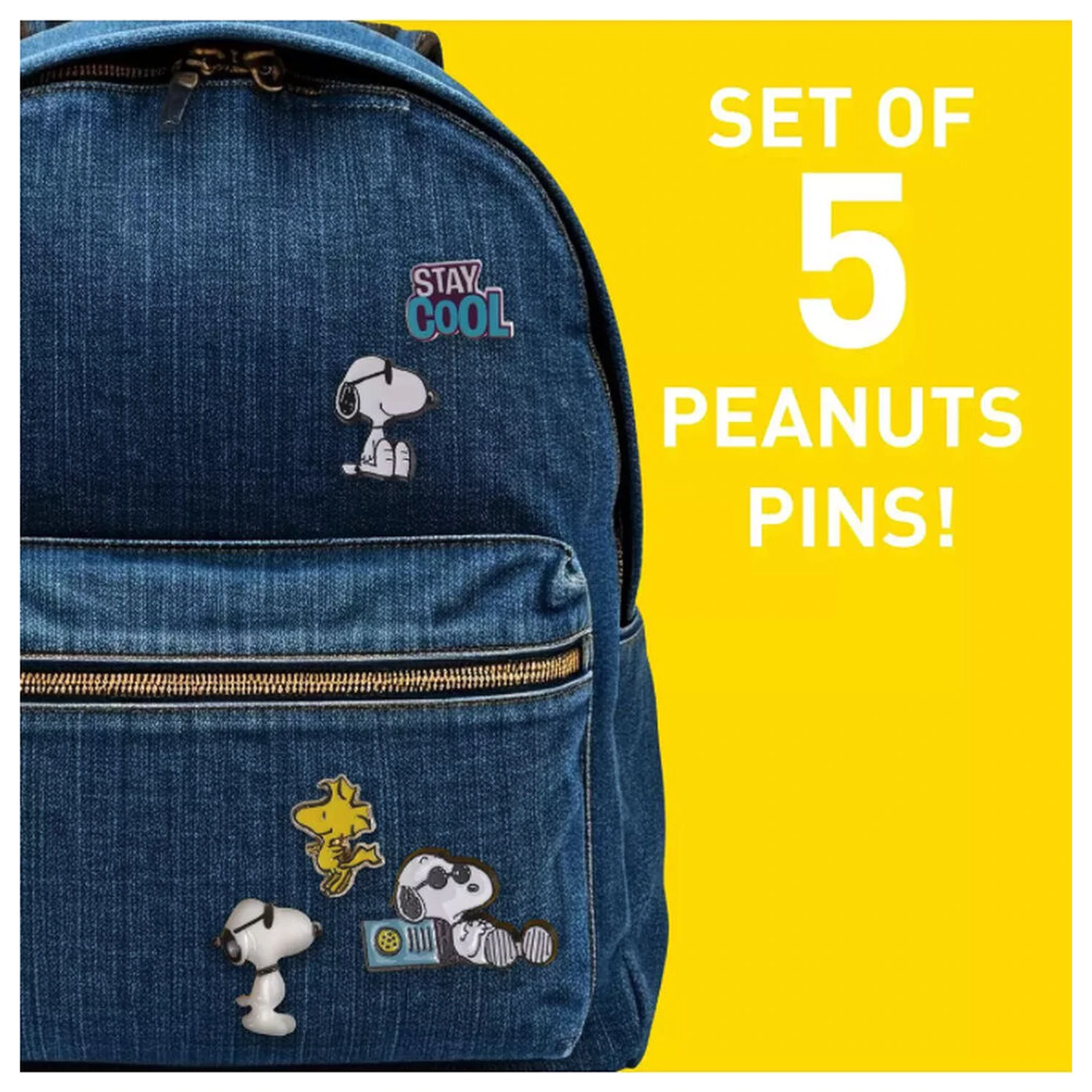 Peanuts Snoopy 5 pinů sada fotografii produktu