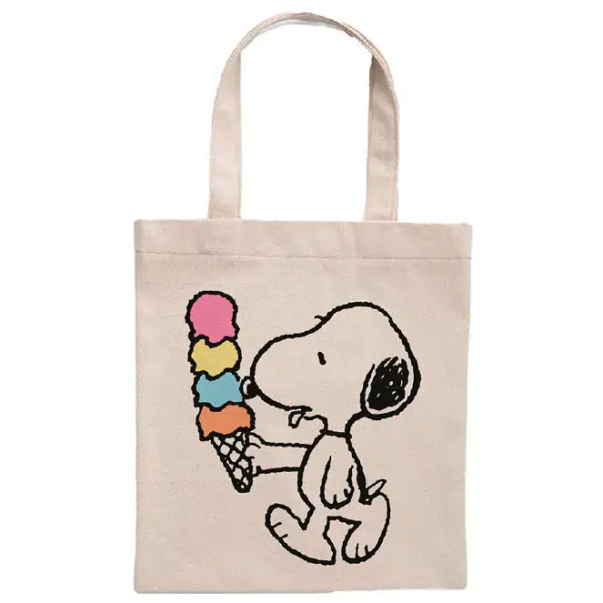 Peanuts Snoopy nákupní taška na zmrzlinu fotografii produktu