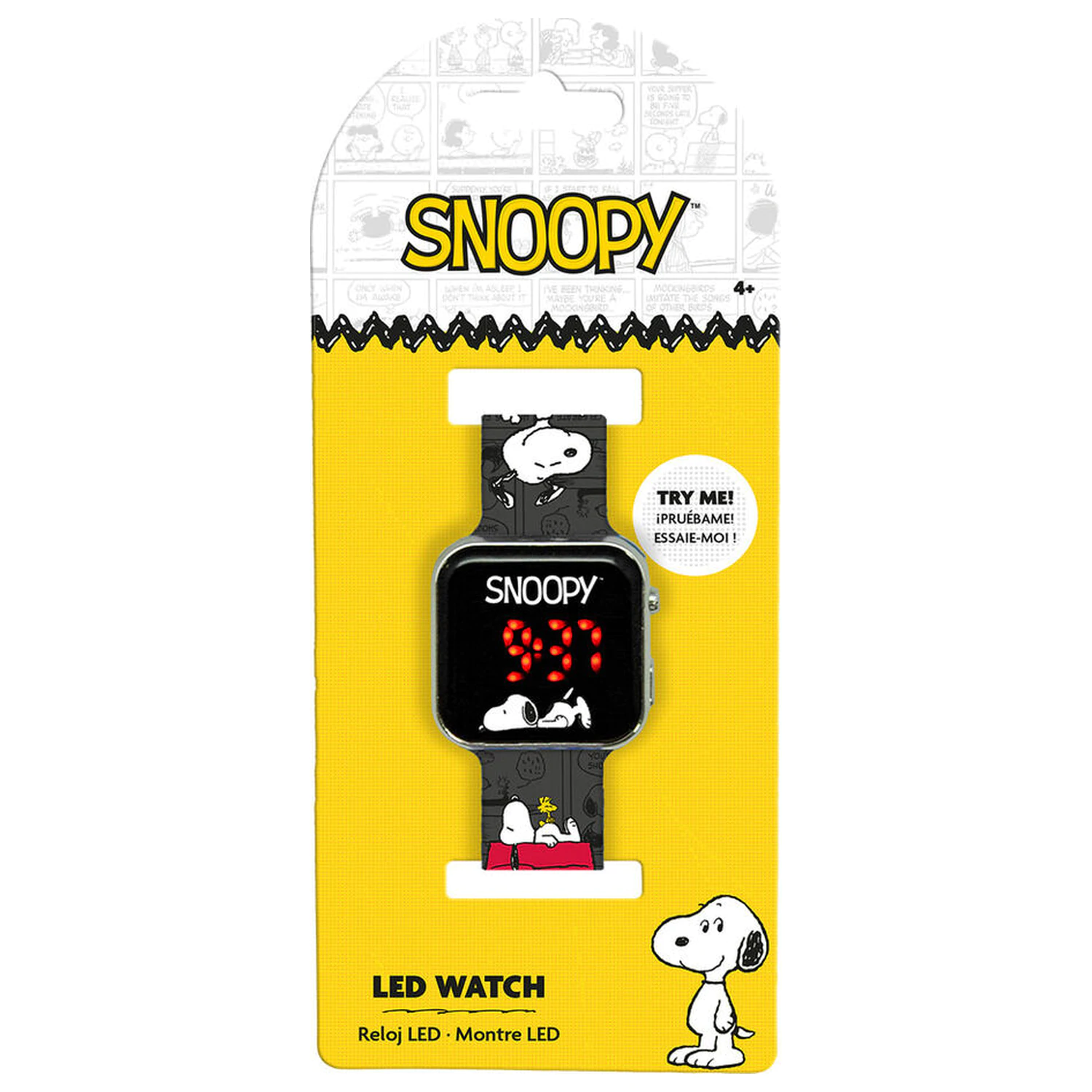 Peanuts Snoopy LED hodinky fotografii produktu