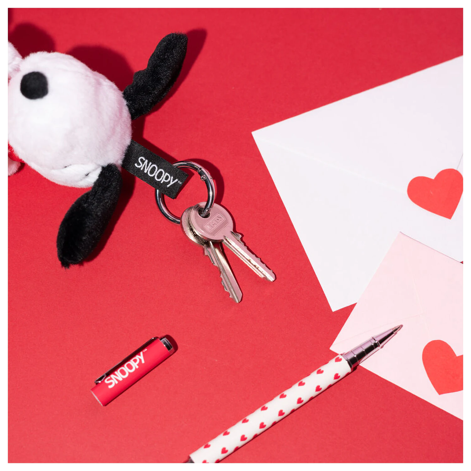 Peanuts Snoopy plyšová klíčenka fotografii produktu