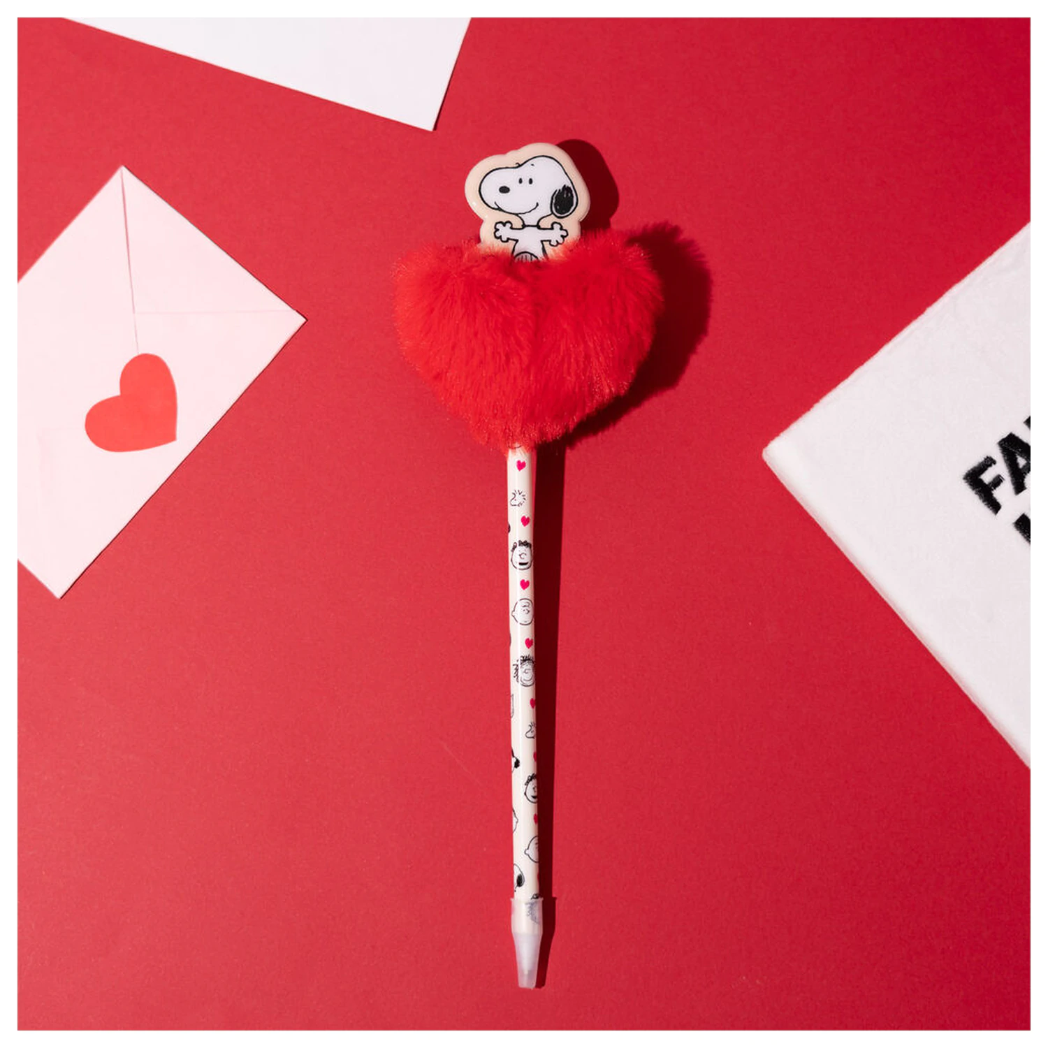 Peanuts Snoopy Pompon pero fotografii produktu