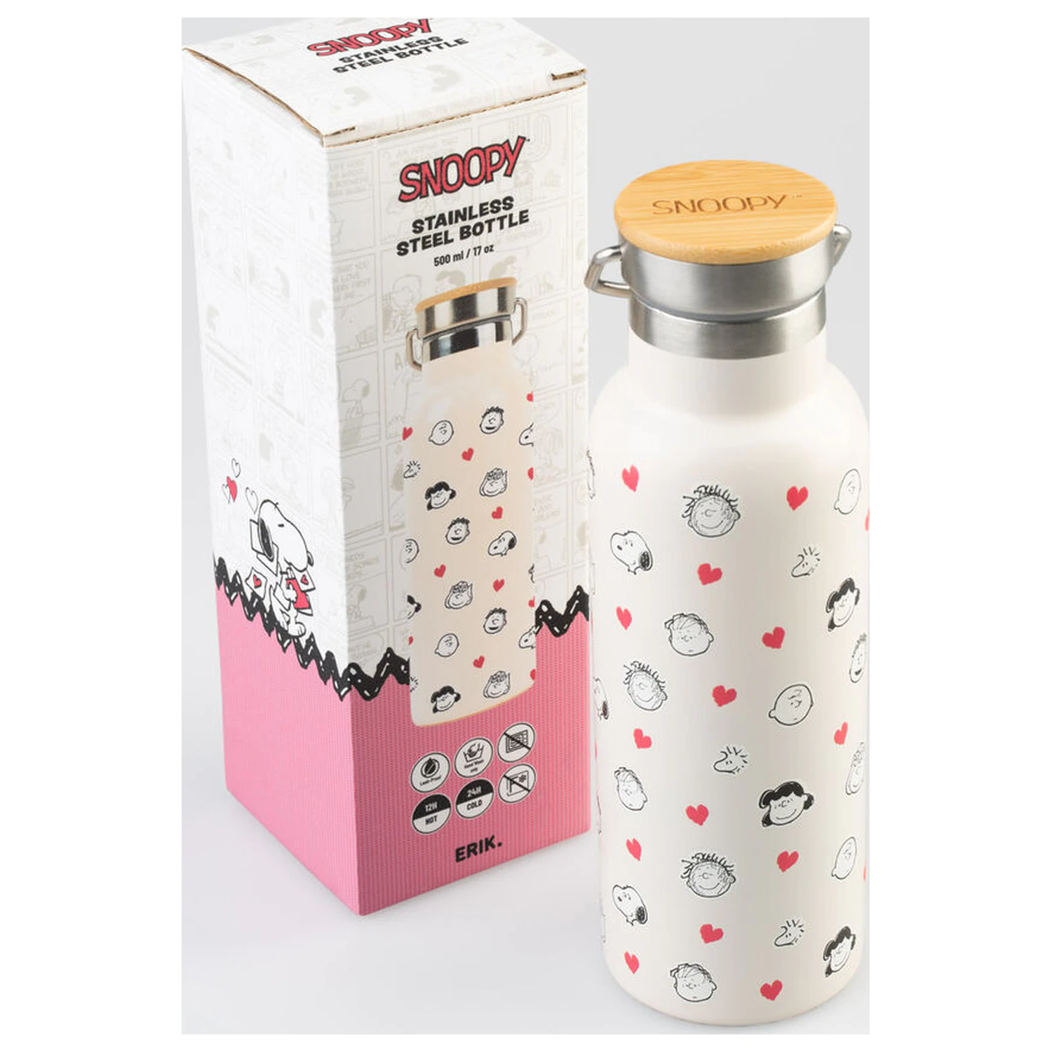 Peanuts Snoopy láhev z nerezové oceli 500ml fotografii produktu