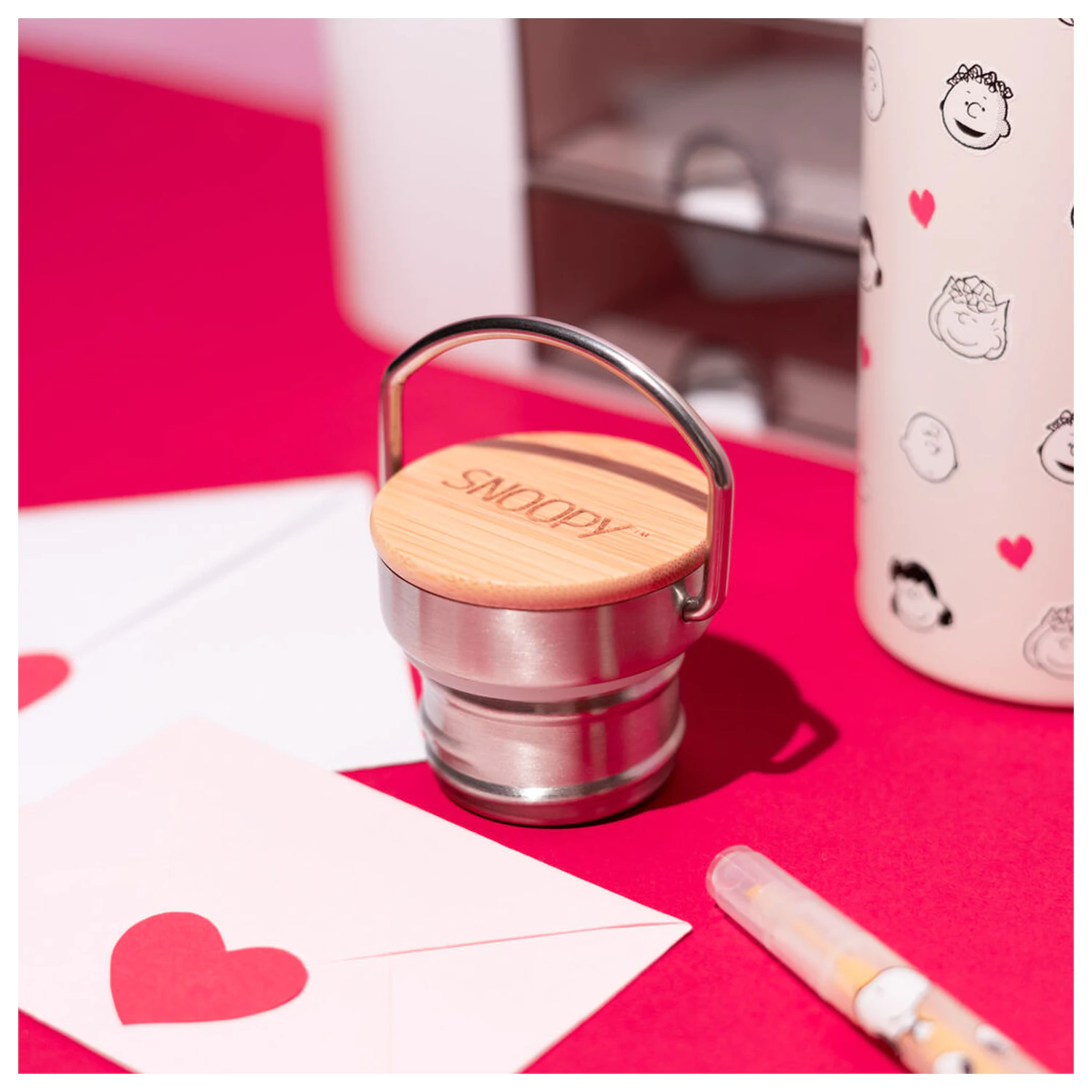 Peanuts Snoopy láhev z nerezové oceli 500ml fotografii produktu