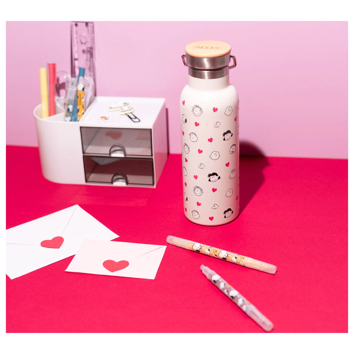 Peanuts Snoopy láhev z nerezové oceli 500ml fotografii produktu