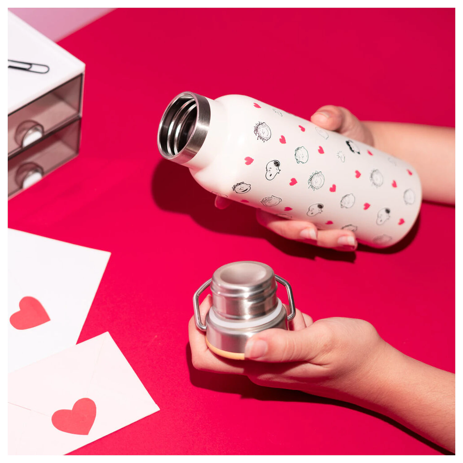 Peanuts Snoopy láhev z nerezové oceli 500ml fotografii produktu