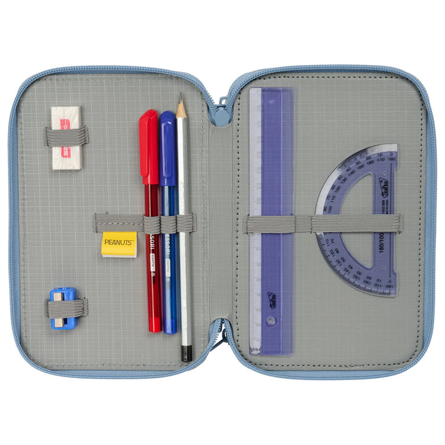 Peanuts Snoopy trojitý penál 37 kusů fotografii produktu