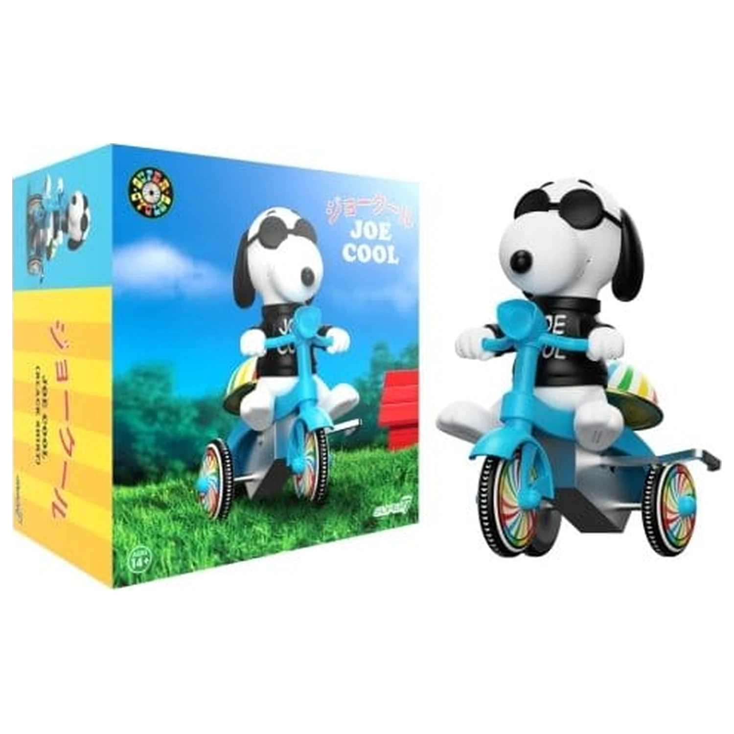 Peanuts Super Cycles Vehicle Joe Cool (černý s modrou tříkolkou) fotografii produktu